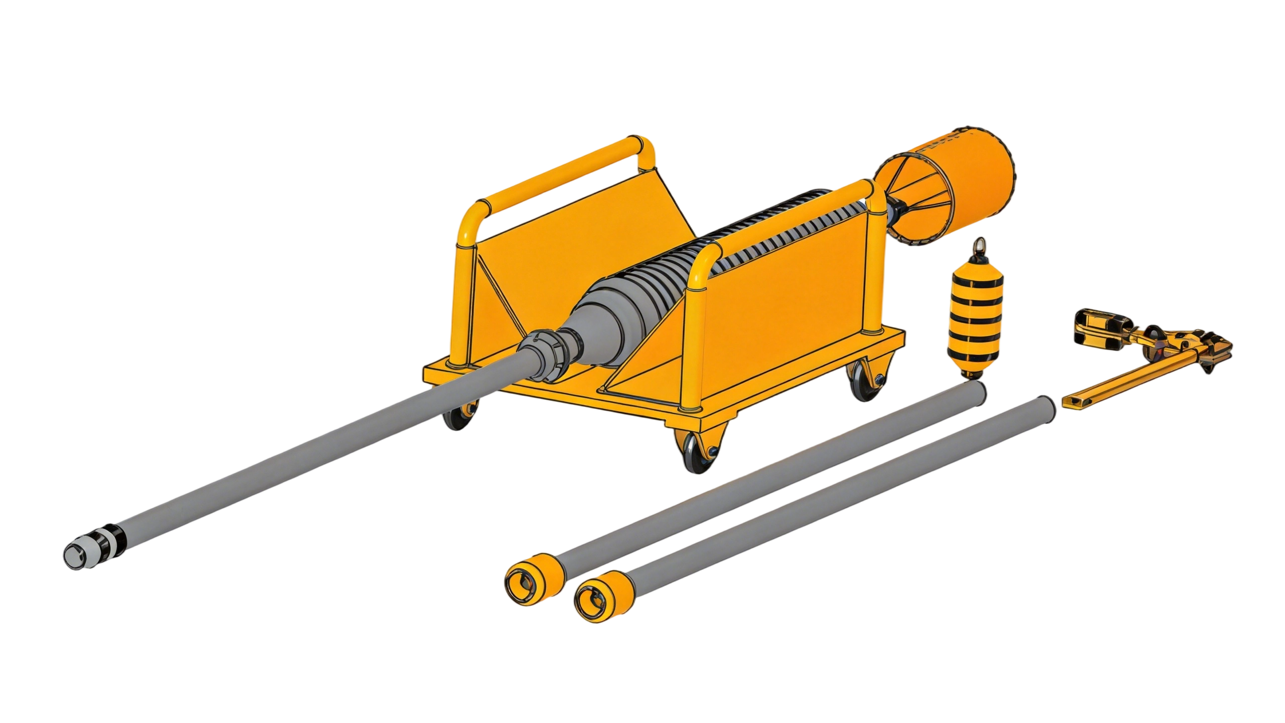SAM-GPC-403 重力活塞取样器(高清透明版 3D 图)